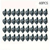 Resim Cloud011 40 Adet Siyah Bahçe Bitki Klipsi - Dayanıklı Saplama Kelepçeleri Orchid Sarmaşık Sebze Çiçek 