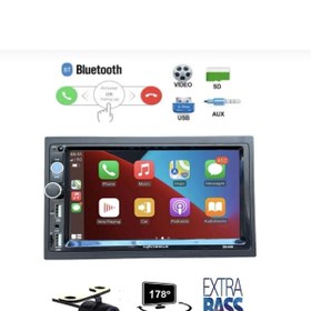 Resim Navigold Ds-7250 Carplayli Double Oto Teyp Multimedya 7'' Inch Bluetooth- Çift Usb 4x55w Kamera Hediyeli 