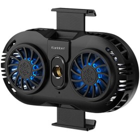 Resim Earldom F05 Işıklı Radyatör Telefon Soğutucu Fan 