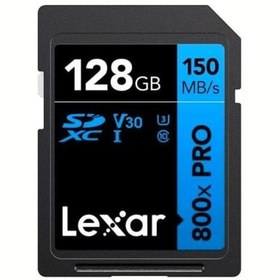 Resim Lexar 128GB High-Performance 800x UHS-I SDHC Hafıza Kartı 