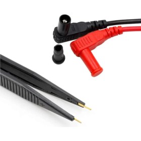 Resim TeknoKapsül WL0010 Smd Prob Kıskaçlı Smd Prob Smd Test Probu Direnç Kapasite Bobin Diyot Multimetre Prob Cımbız Prob 