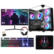 Resim TURBOX Tx6519 i5 7400 16GB DDR4 512GB NVMe 8GB RX580 24.5 inç 100Hz Masaüstü Oyun Bilgisayarı 