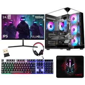 Resim TURBOX Tx6519 i5 7400 16GB DDR4 512GB NVMe 8GB RX580 24.5 inç 100Hz Masaüstü Oyun Bilgisayarı 