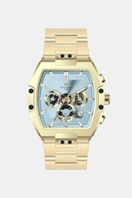 Resim Reward Erkek Kol Saati Quartz Takvimli Mavi Kadran Çelik Kordon Altın 46 mm A146517 