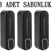 Resim 3 Adet Duşakabin Duşjeli Sabunluk Şampuan Şişesi Manuel Yeni Mode 