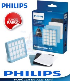 Resim Phılıps Uyumlu Fc 9323/07 Powerpro Compact Hepa Filtre Seti (409344356) 