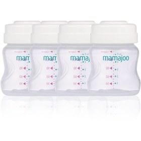 Resim Mamajoo Silver Anne Sütü Saklama Kapları 4x150 ml 