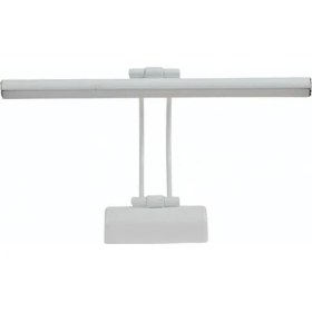 Resim Misda Store Enerji Tasarruflu Flüt LED Aplik Banyo Tablo Çalışma Masası Duvar Sanat Eseri Ayna Dekoratif ve Modern Aydınlatma 35 cm Elektrikli 6500K Beyaz Işık (Beyaz) 