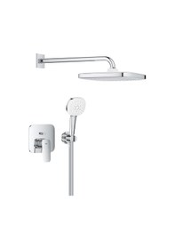 Resim Grohe Cubeo Duş Sistemi Tempesta 250 İle - 1053360000 Gümüş 