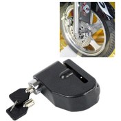 Resim Anahtarlı Motosiklet Su Geçirmez Metal Alarm Uyarı Kilidi 