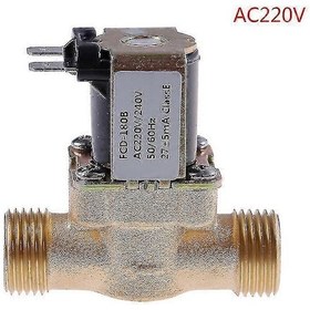 Resim G1/2' Pirinç Elektrikli Solenoid Vana Dc 12v 24v Ac220v Güneş Enerjili Su Isıtıcısı İçin8700521868715 . 
