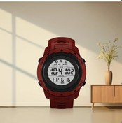 Resim Gaojunshop01 Kırmızı Multifonksiyonlu Spor Saati Gece Işığı Ve Alarm Özellikli Kadın Erkek Diğer 
