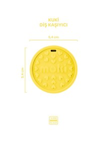 Resim Silikon Diş Kaşıyıcı Kuki Sunrise Sarı 