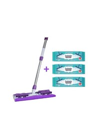 Resim Dmr Mandallı Sihirli Mop Takımı + 3 Adet Freshmaker 50'li Mop Uyumlu Yer Temizlik Havlusu - Set 