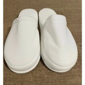 Resim Private 50 Çift Çift Kat Polyester Havlu Süslenebilir Lohusa Terliği Kalın Sünger Taban Otel Banyo Terlik 