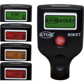 Resim Çift Ekranlı Atom Roket Bluetooth'lu Akıllı Boya Ölçüm Cihazı 