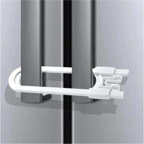 Resim 4 Adet Çocuk Koruma Kilidi - Slide Dolap Çekmece Kilidi Sürgülü Kilit 