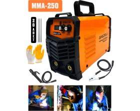 Resim Anadolu Strong Bakır Sargı 250 Amper Dijital Gösterge Çift Kart Soğutma Kaynak Makinesi Yerli Üretim 
