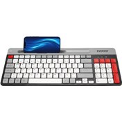 Resim Everest KB-88 Ruby 2.4G Kablosuz Bluetooth Türkçe Q Klavye 