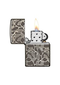 Resim Zippo Vines And Leaves Dizayn Çakmak Füme 