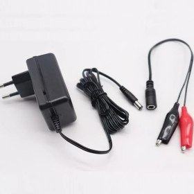 Resim Sertec Dolu Oyuncak Neon Akülü Araba Uyumlu - 12 Volt Akü Şarj Cihazı Şarz Aleti Adaptör -Elektronikucuz- 