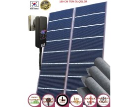 Resim 180CM En Karbon Film Isıtıcı Halı Altı Isıtıcı Zaman Ayarlı Dijital Termostatlı Keçeli 