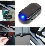 Resim İpek Yıldızı Araç İçin Caydırıcı Solar Enerji İle Şarj Olan Güçlü Yapışkanlı Işıklı Plastik Mini 
