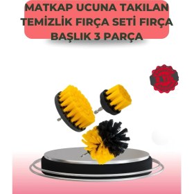 Resim Buğz 3 Parça Matkap Ucu Temizlik Fırçası Dayanıklı Naylon Kıllı 