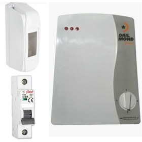Resim tanıdıkelektrikçi Dailmond Bahar Elektrikli Şofben Sigorta Ve Kutusu Dahil Paket 