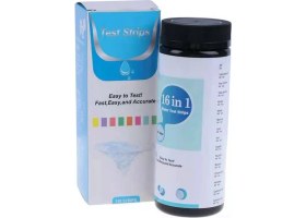 Resim Decisive Içme Suyu, Yüzme Havuzu Suyu, Tarla Suyu Için 16 Adet Su Kalitesi Test Kağıdı 50 Adet / Set (Yurt Dışından) 