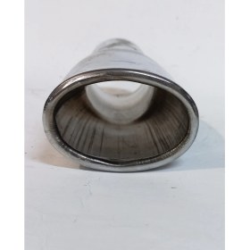 Resim 5.1 Cm. Yassı Sessiz Nikelaj Egzoz Eksoz Ucu Tekli 