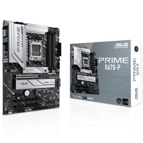 Resim ASUS PRIME X670-P AM5 / Maks.128GB(4xDDR5 6400MHz) / 3xM.2 Yuvası / HDMI/DP 