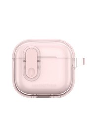 Resim Apple Uyumlu AirPods 4 Kılıf Amazingthing Magnetik Kilit Tasarımlı Minimal Serisi Kılıf Pembe 