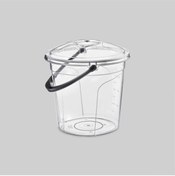 Resim 2 Adet 15 Litre Şeffaf Kova 15 Lt Kova MDHOMEBANYO-34389 