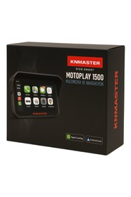 Resim Knmaster MOTOPLAY 1500 – CarPlay & Android Auto Destekli Motosiklet Multimedya Ekranı 