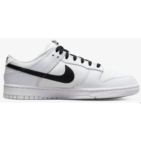 Resim Nike Nıke Dunk Low Retro Günlük Spor Sneaker Dj6188-101 Siyah - Beyaz 