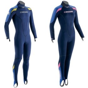 Resim Cressi One Man Dalış Elbisesi Standart 1Mm-No:2 (555025980) Çok Renkli 