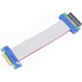 Resim Detay Kablo Pcı-E X4 To Pcı-E X4 Uzatma Kablosu Riser-Extender 