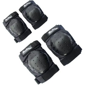 Resim MOTOANL Motosiklet Dizlik Dirseklik Set Bantla Sıkma Özellikli Motor Dizlik Dirseklik Takımı 