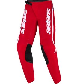 Resim Alpinestars Fluid Apex Kros Motosiklet Pantolonu Kırmızı Beyaz 