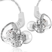 Resim LOUJIN AK6 Evrensel 3.5mm HiFi Spor Kulaklıklar için Mikrofon ile Çalışan Kulak Kulaklık Kulaklık Müzik Kulaklıklar 