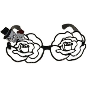 Resim Cadılar Bayramı-halloween Parti Gözlüğü Kuru Gül Temasının Üstünde Kuru Kafalı İskeletli Korku Gözlüğü Diğer 