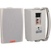 Resim Go İthalat MV-03 16 CM 60 Watt Komütatörlü Hat Trafolu Beyaz Sütun Hoparlör (2&apos;li Takım) (5224) 