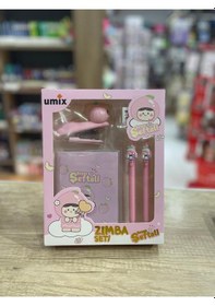 Resim Umix Beyaz Şeftali Kırtasiye Seti 