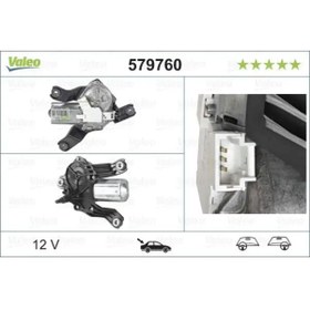 Resim Valeo 579760 Silecek Motoru Arka 6001548990 