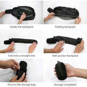 Resim Reflektörlü Motosiklet Kask Sırt Çantası Portatif Sırt Çantası 