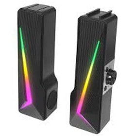 Resim Mikado MD-S157 2.0 5Wx2CH RGB Ledli Oyuncu Siyah USB Sound Bar Speaker Hoparlör Mikado MD-S157 2.0 5Wx2CH RGB Ledli Oyuncu Siyah USB Sound Bar Speaker Hoparlör