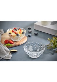 Resim Glassco Kristalize 12'li Cam Kase Çerezlik Sunumluk 150 Cc Kase 
