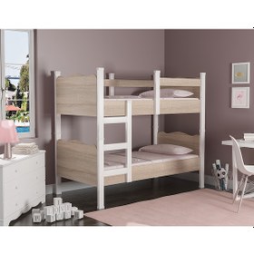Resim Afillibebek Ranza Ikili Ayrılabilen Mdf Profilli 90x190 Somon 