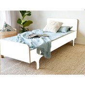 Resim Safran Tek Kişilik Karyola Beyaz 90 x 190 CM 